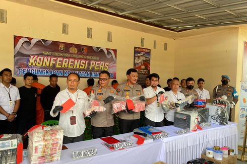 Percetakan Uang Palsu di Lampung Dibongkar, Rp 1,3 Miliar Upal Disita, 8 Pelaku Ditangkap di 4 Provinsi