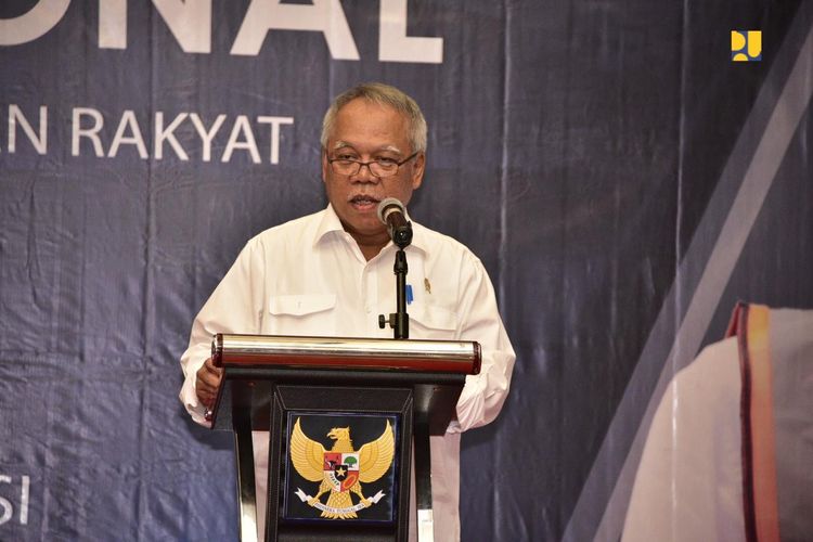 Menteri Pekerjaan Umum dan Perumahan Rakyat (PUPR) Basuki Hadimuljono dalam Konsultasi Regional (Konreg) PUPR 2020 di Manado, Senin (2/3/2020).