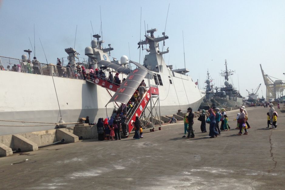 4 Kapal Perang Indonesia dan Thailand Dipamerkan Bersama