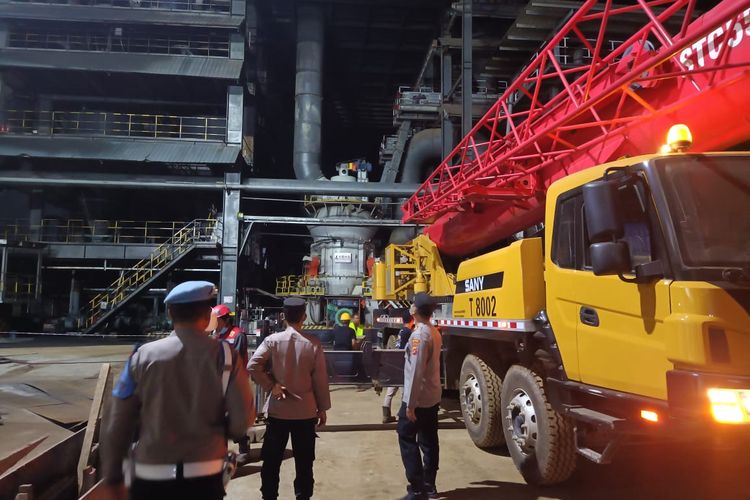 Smelter Nikel di Sanga Sanga, Kukar, Kaltiim terbakar