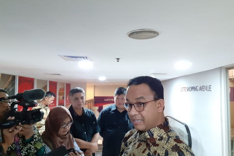 Gubernur DKI Jakarta, Anies Baswedan di Artprenuer, Kuningan, Jakarta Selatan, Kamis (28/11/2019)
