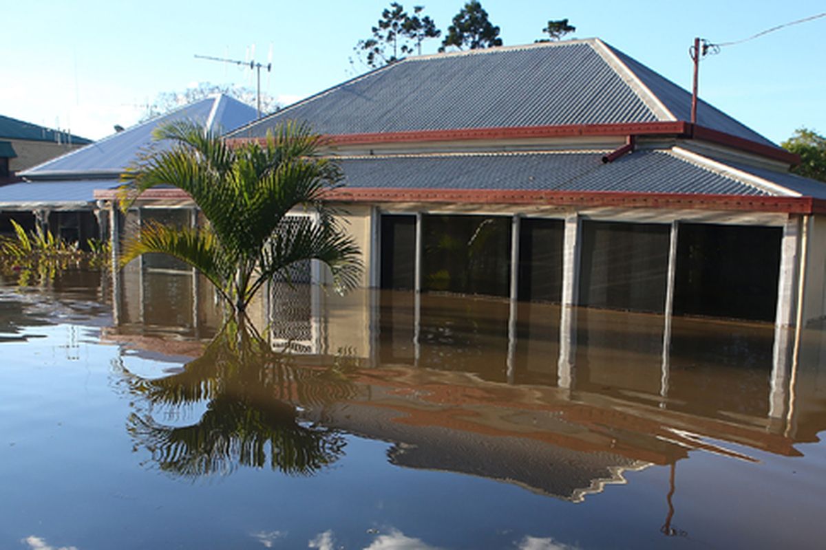 Ilustrasi banjir