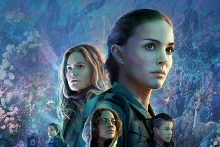 Natalie Portman, Jennifer Jason Leigh, Tuva Novotny, Gina Rodriguez, and Tessa Thompson in Annihilation (2018)