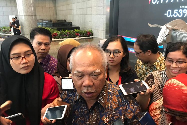 Menteri Pekerjaan Umum dan Perumahan Rakyat (PUPR) Basuki Hadimuljono di Jakarta, Jumat (27/9/2019).