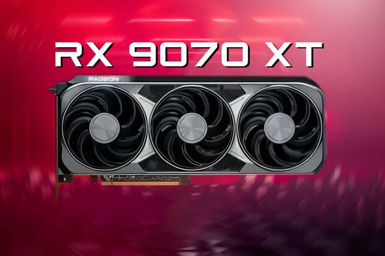 AMD Radeon RX 9070 XT.