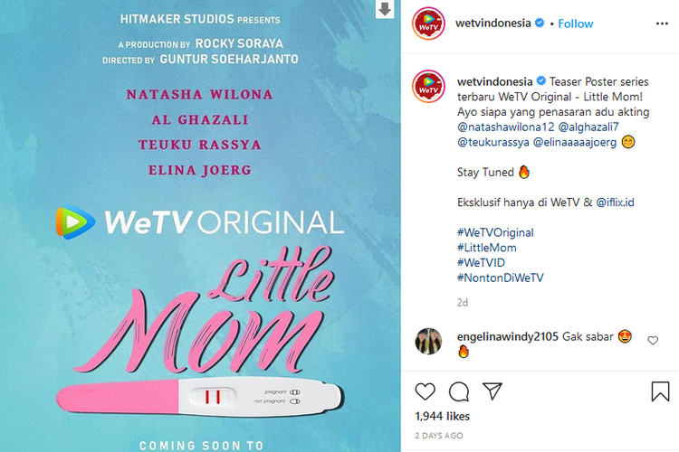 Sinopsis Little Mom Dibintangi Natasha Wilona Dan Al Ghazali Segera Di Wetv Halaman All Kompas Com