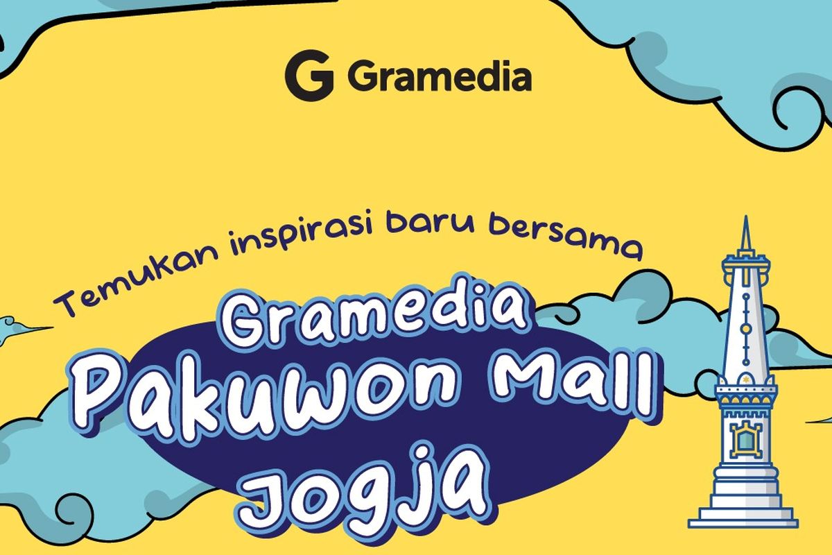 Soft opening Gramedia Pakuwon Mall Jogja, 23 Desember 2022.