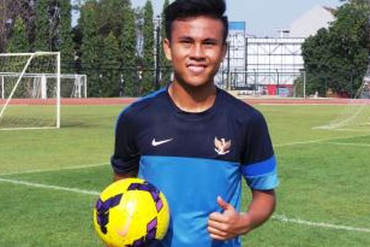 Bek Tim Nasional Indonesia U-19, Muhammad Sahrul Kurniawan.
