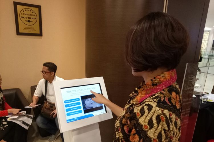 Ilustrasi pengambilan nomer antrean dalam acara Garuda Indonesia Sales Office Travel Fair di semua gerai Garuda Indonesia Jabodetabek dan Bandung, 26-30 Oktober 2017.