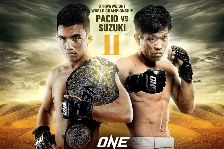 ONE: Eternal Glory yang akan diselenggarakan di Istora Senayan, Jakarta, pada 19 Januari 2019 akan mempertemukan Joshua Pacio dengan Hayato Suzuki untuk laga perebutan gelar juara dunia kelas jerami.