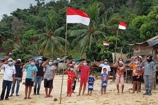 Warga Pulau Karimun Anak di Perbatasan Indonesia-Malaysia-Singapura Antusias Ikuti Upacara 17 Agustus
