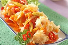 Resep Cumi Goreng Bumbu Cabai, Awas Bikin Nambah Nasi