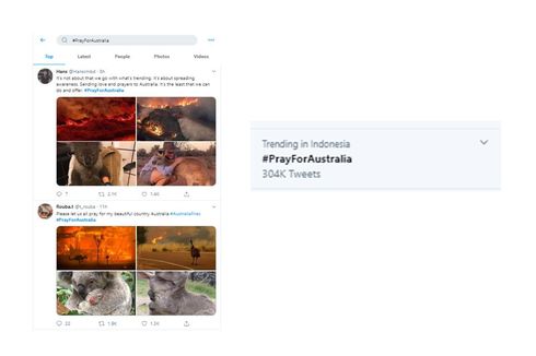 #PrayForAustralia, Keprihatinan atas Kebakaran Hutan di Australia...
