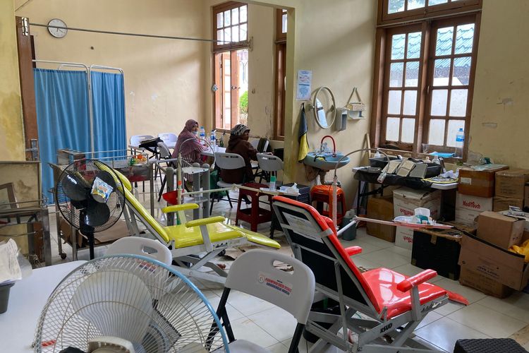 Kondisi terkini RSUD Aceh Tamiang di Kecamatan Karang Baru, Kabupaten Aceh Tamiang, Provinsi Aceh, Minggu (28/12/2025).