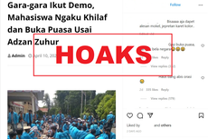 [HOAKS] Foto Mahasiswa Buka Puasa Siang Hari Usai Demo