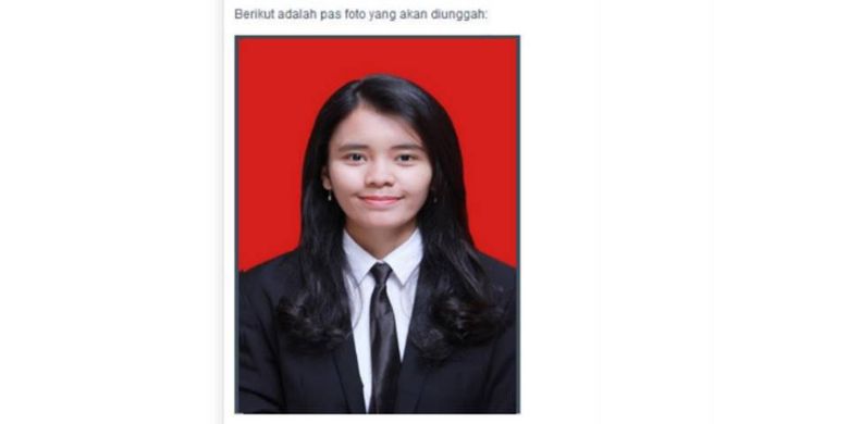 Ini Beda Foto yang  Diunggah untuk Daftar Akun SSCN dan 