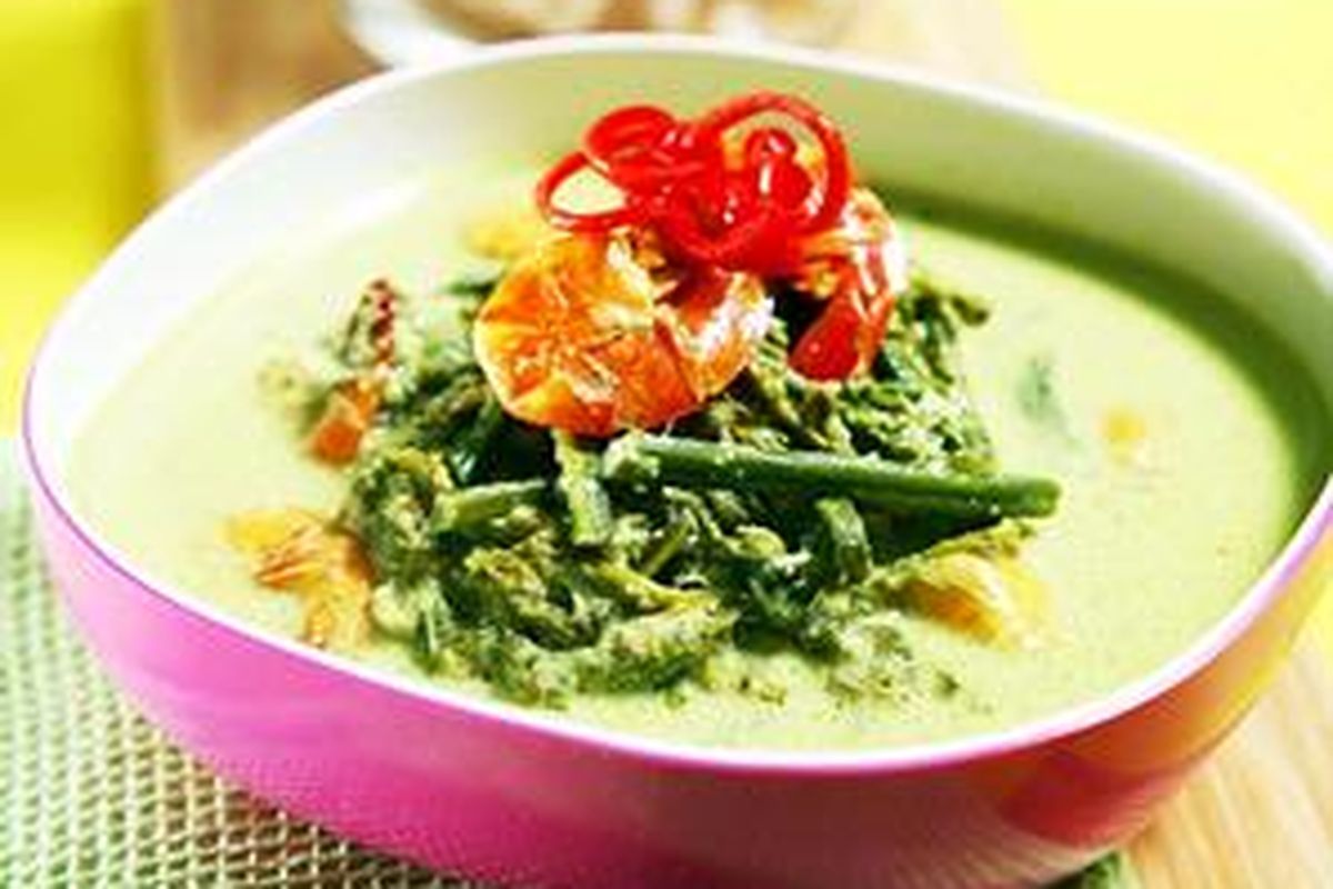 Gulai Pakis Campur Udang