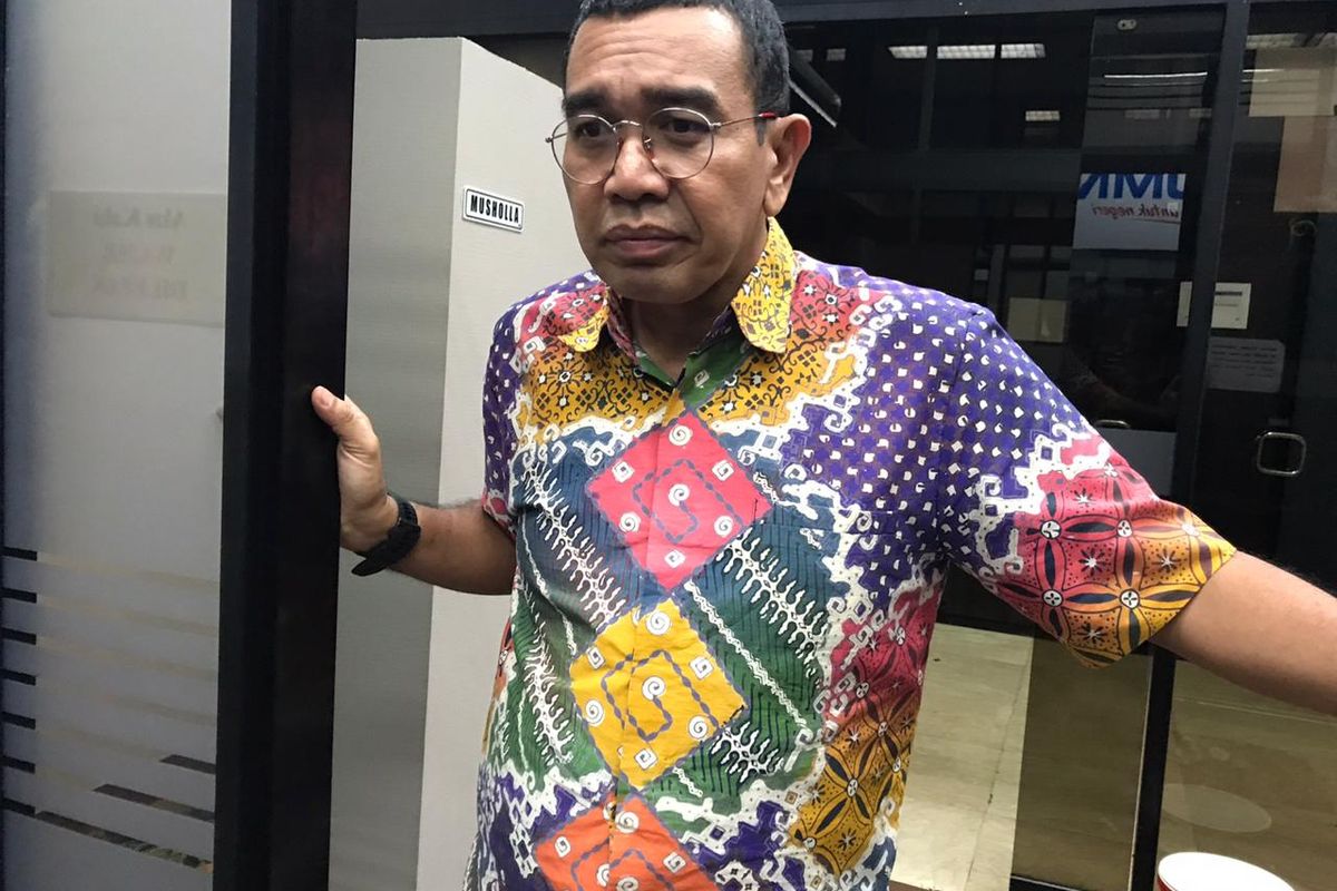 Staf Khusus Menteri BUMN Arya Sinulingga di Kementerian BUMN, Jakarta, Selasa (11/2/2020).