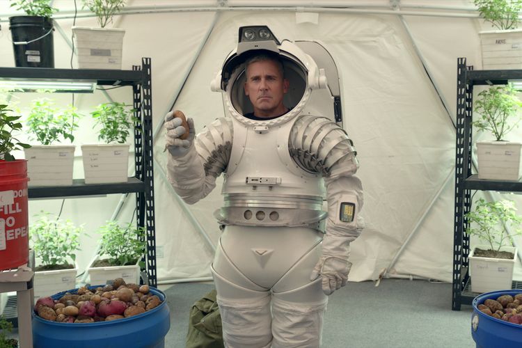Cuplikan serial komedi Space Force yang tayang di Netflix