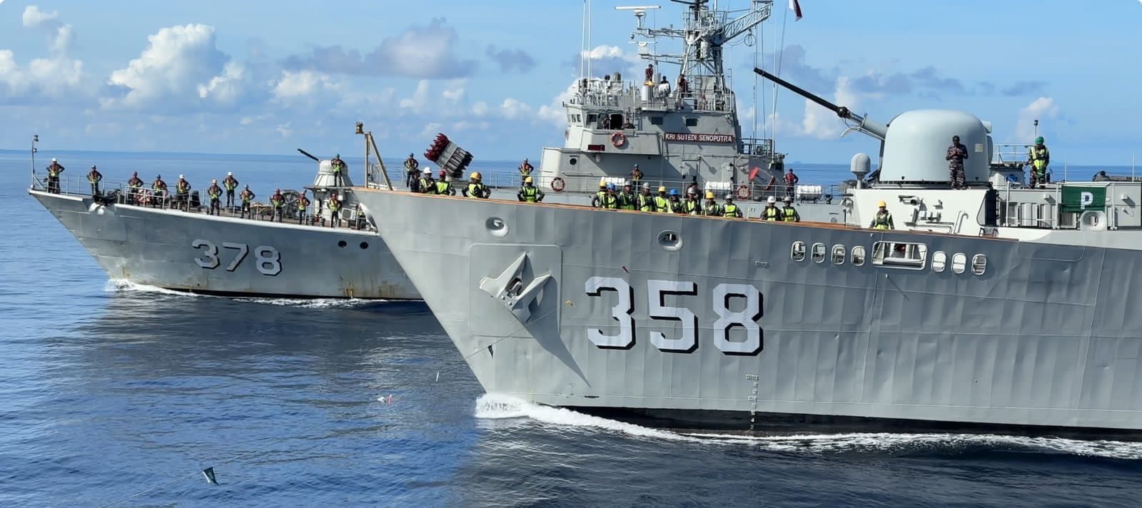 TNI AL Kerahkan 3 Kapal Perang Korvet untuk Latihan di Laut Natuna Utara