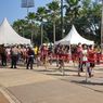 Kawasan GBK Ramai Minggu Pagi, Pengunjung Antre untuk Olahraga