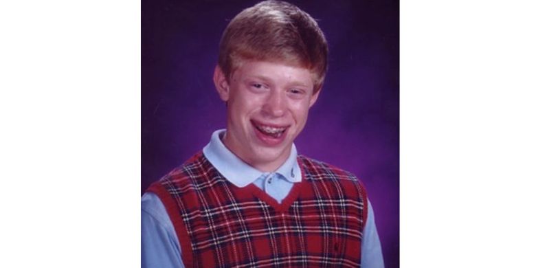 Paling Baru, Meme Ikonik "Bad Luck Brian" Dilelang, Laku Rp 520 Juta