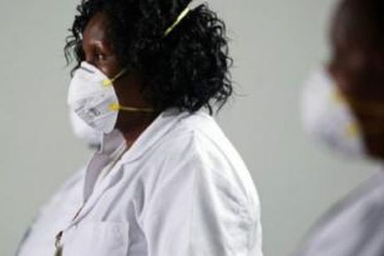 Ebola tidak ditularkan lewat udara, berbeda dengan influenza, kata WHO.