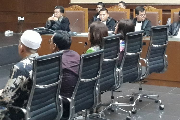 Anggota DPRD Sumatera Utara di Pengadilan Tipikor Jakarta, Rabu (21/11/2018).