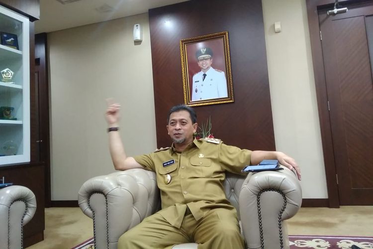 Wakil Gubernur Kaltim Hadi Mulyadi saat diwawancarai awak media belum lama ini. 