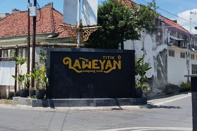 Titik 0 di Kampung Batik Laweyan, Solo