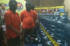 Polisi Bongkar Pabrik Aqua Oplosan di Pondok Cabe