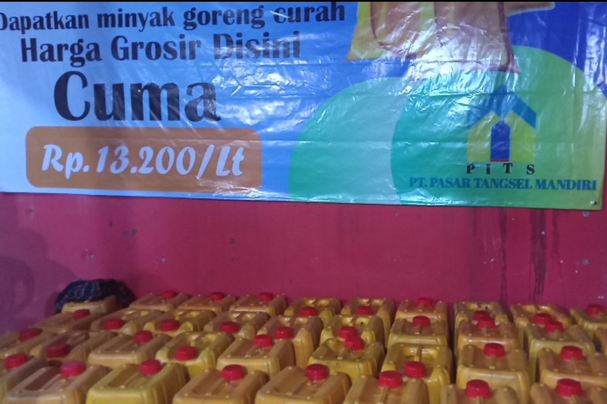 Pasar Jombang Tangsel Mulai Jual Minyakita pada Hari Ini, Jumat (8/7/2022)