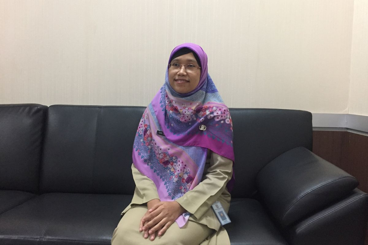 Kepala Bidang Pencegahan dan Pengendalian Penyakit Dinas Kesehatan Depok, Umi Zakiati, di Balai kota Depok, Senin (5/2/2019).