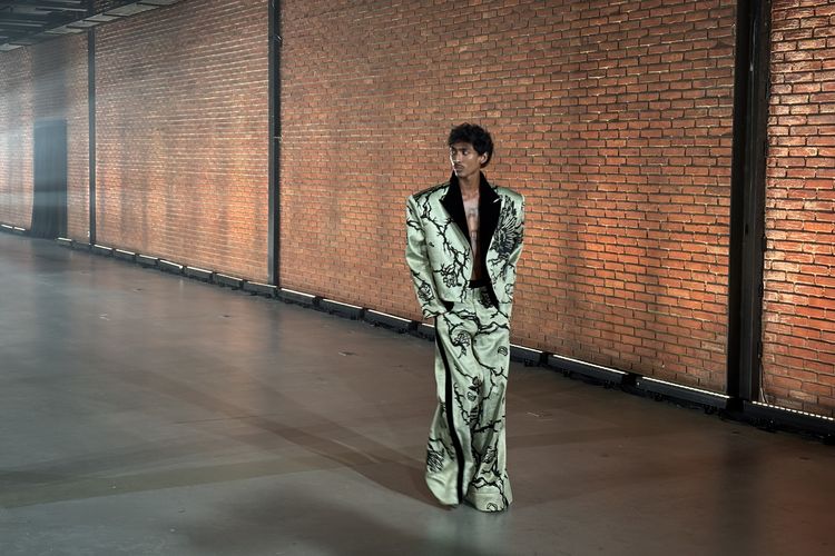 Spring/Summer Collection 2026 karya Harry Halim yang digelar di Brickhall Fatmawati, Jakarta Selatan, Selasa (11/11/2025).