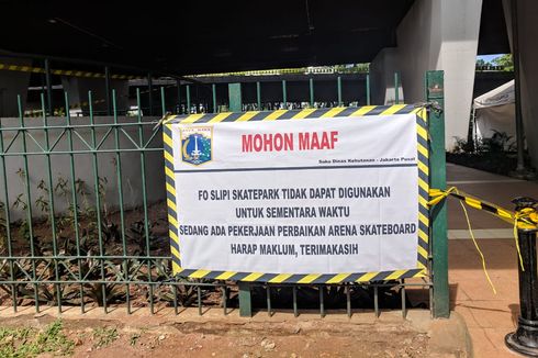 Perbaikan Skatepark Slipi Ditargetkan Selesai 2 Minggu Lagi