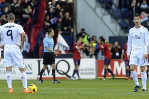 Osasuna Unggul 2-1 atas 10 Pemain Madrid