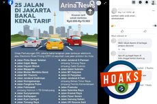 INFOGRAFIK: Kabar Keliru Jakarta Akan Terapkan ERP di 25 Ruas Jalan