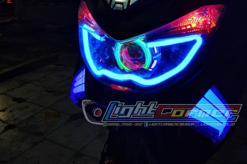 Atur Ketinggian Lampu Motor, Jangan Bikin Orang Lain Silau