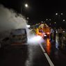 Diduga akibat Korsleting, Serena Terbakar di Tol Singosari