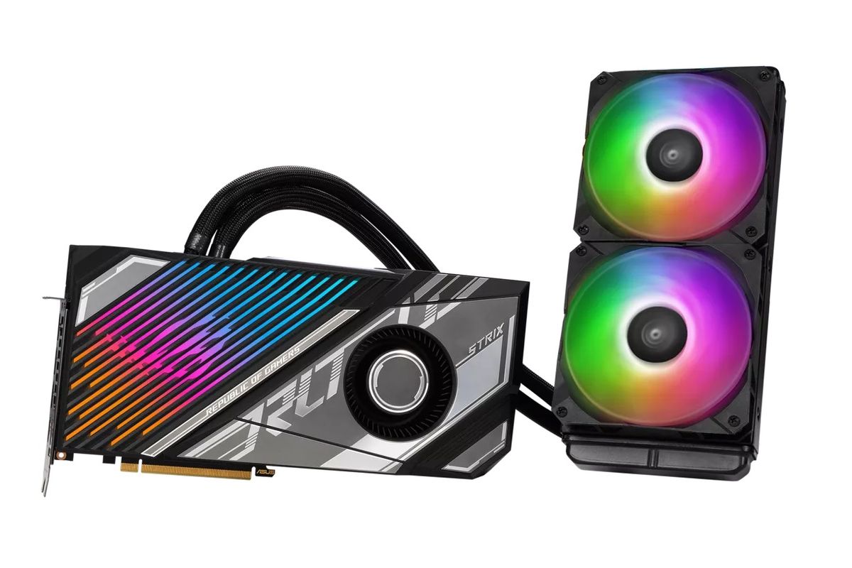 Ilustrasi Asus ROG Strix LC GeForce RTX 4090.