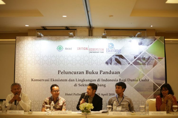 Peluncuran Buku Panduan Konservasi Ekosistem dan Lingkungan di Indonesia bagi Dunia Usaha di Sektor Tambang 