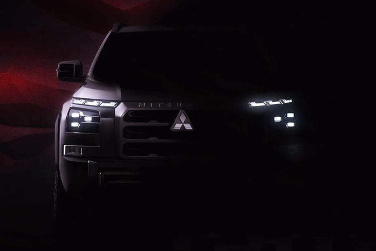 Mitsubishi kembali merilis teaser penampakan generasi baru Mitsubishi Triton.