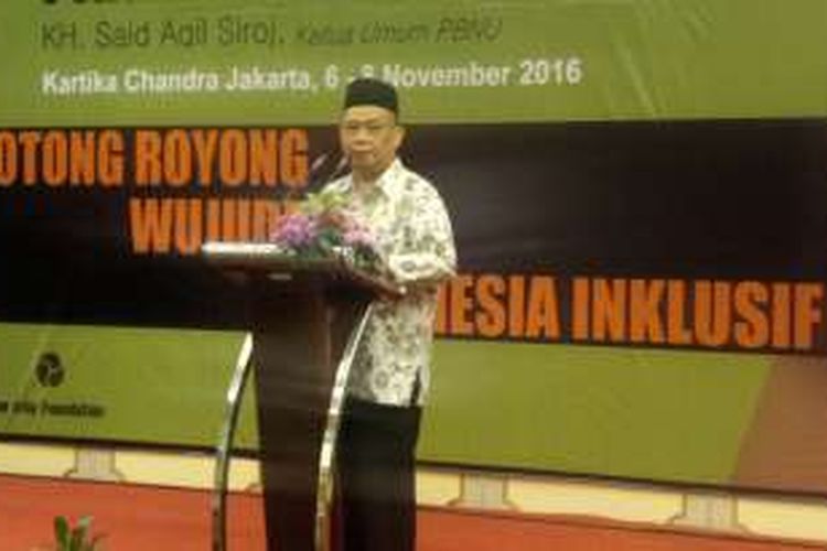 Ketua Bidang Kebudayaan dan Hubungan antar Umat Beragama Pengurus Besar Nahdlatul Ulama (PBNU), Imam Aziz.