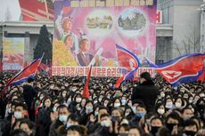 Korea Utara Kembali Gelar Pawai Besar, Ribuan Warga Hadir dengan Spanduk dan Bermasker
