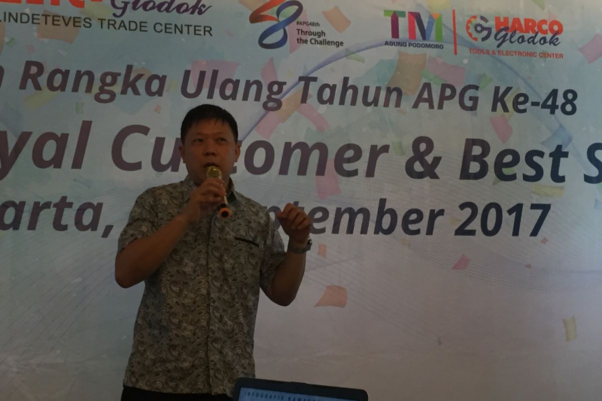 General Manager Marketing Harco Glodok Aries Haryadi Sandi.