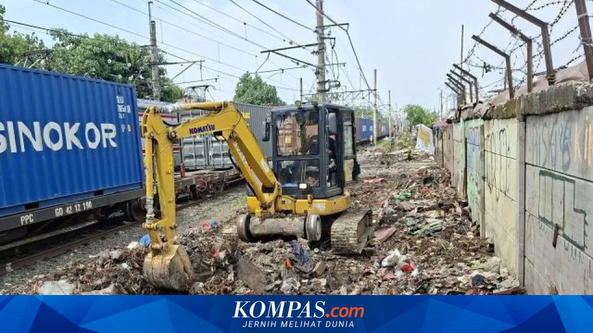 Bersih-bersih KAI di Kawasan Rel Pasar Senen, Ratusan Warga Direlokasi
