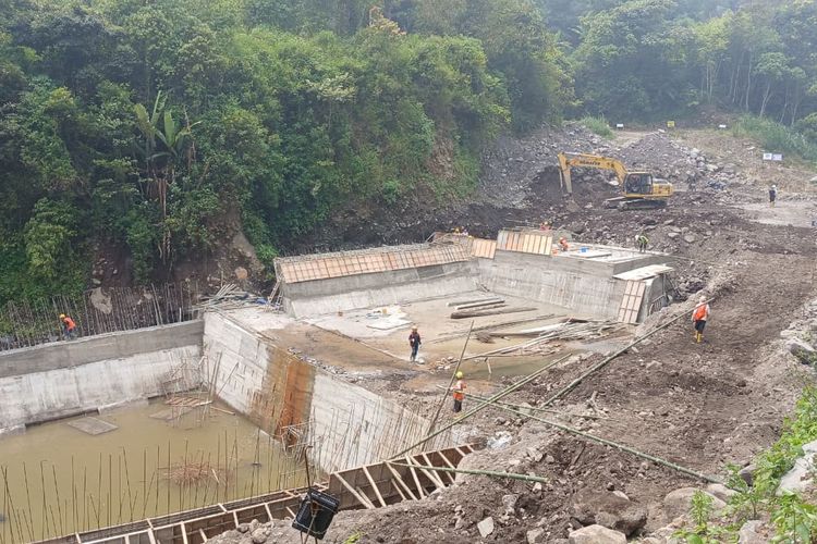 Sabo Dam Batang Jabua Sumbar Capai 40 Persen, Dirancang Tampung 18.000 Meter Kubik Sedimen