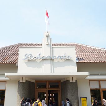 Tampak depan Museum Lokananta, Kamis (15/6/2023) Solo, Jawa Tengah.