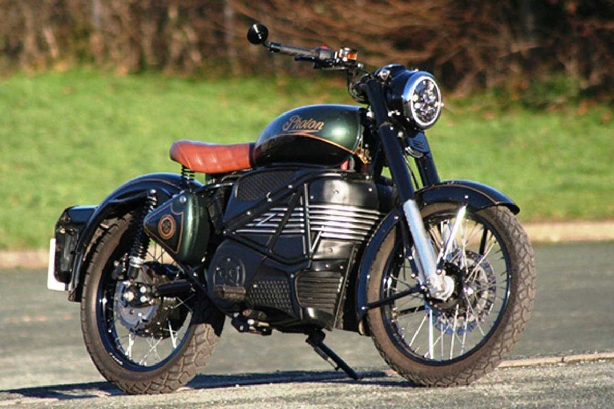 Motor listrik dari basis Royal Enfield Bullet 350