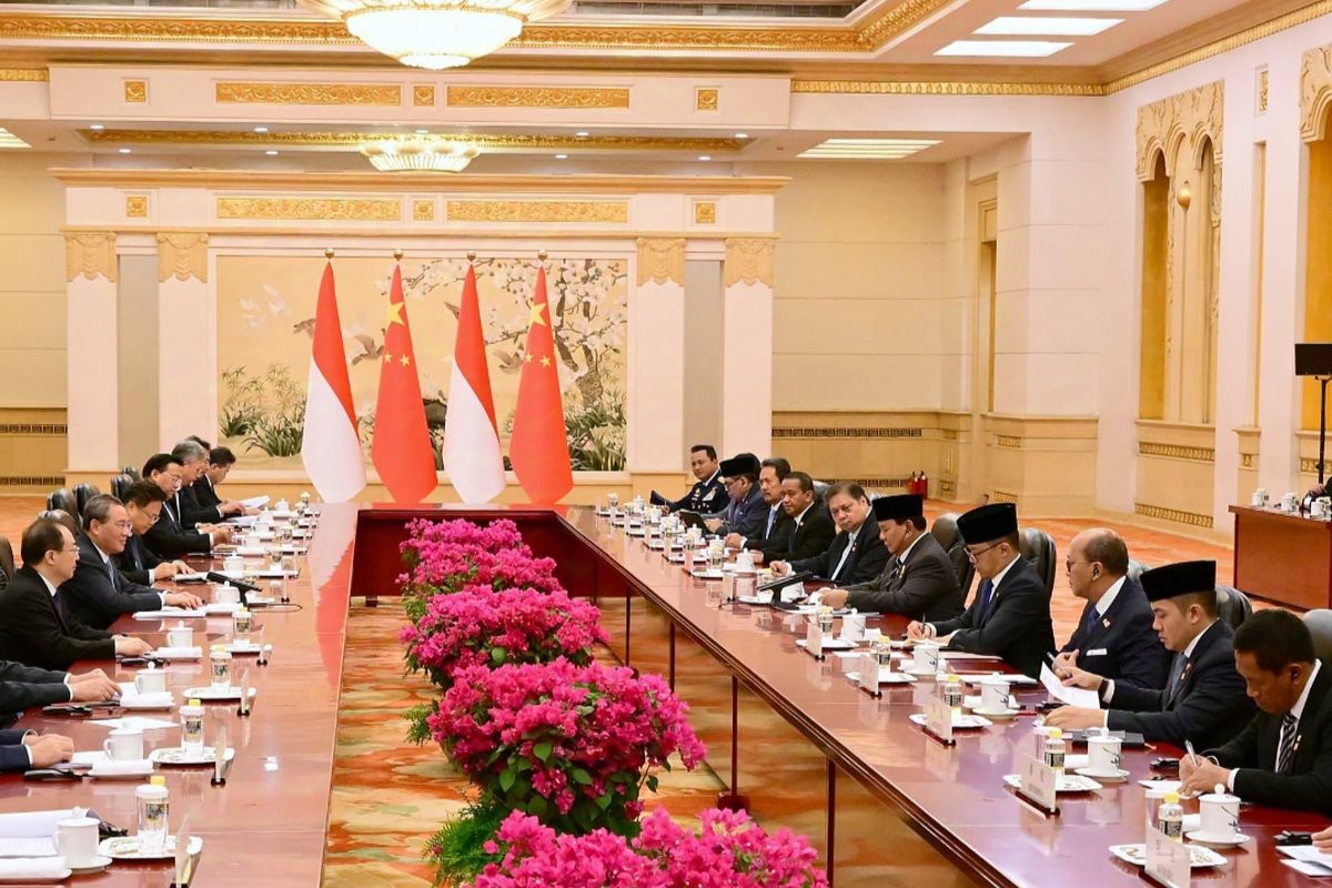 Menko Airlangga hingga Wamen Perumahan Dampingi Kegiatan Prabowo di China Halaman all